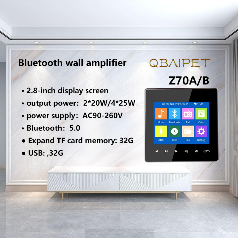 Home Cinema System - Home Bluetooth Wall Amplifier Background Music