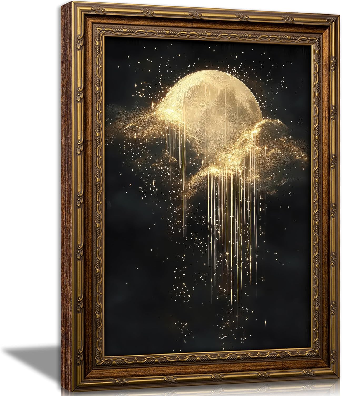 Home Cinema Wall Art - Antique Framed Celestial Canvas Wall Art