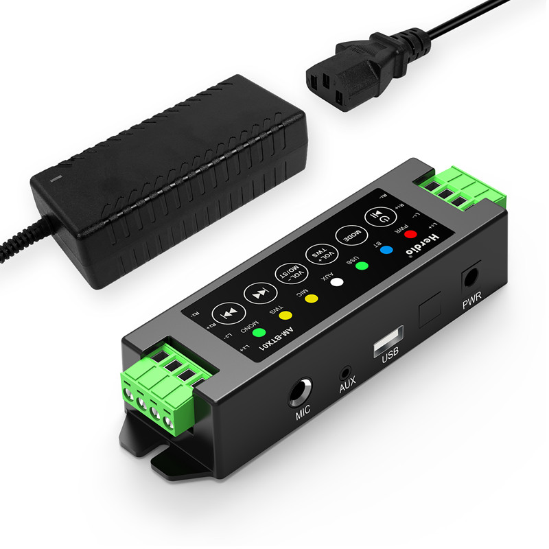 Home Cinema System - Herdio 4-Channel Amplifier Bluetooth 5.0 Amp