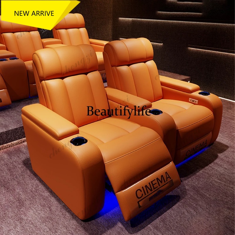 Home Cinema Theater - G153 Luxury Genuine Leather Electric Recliners