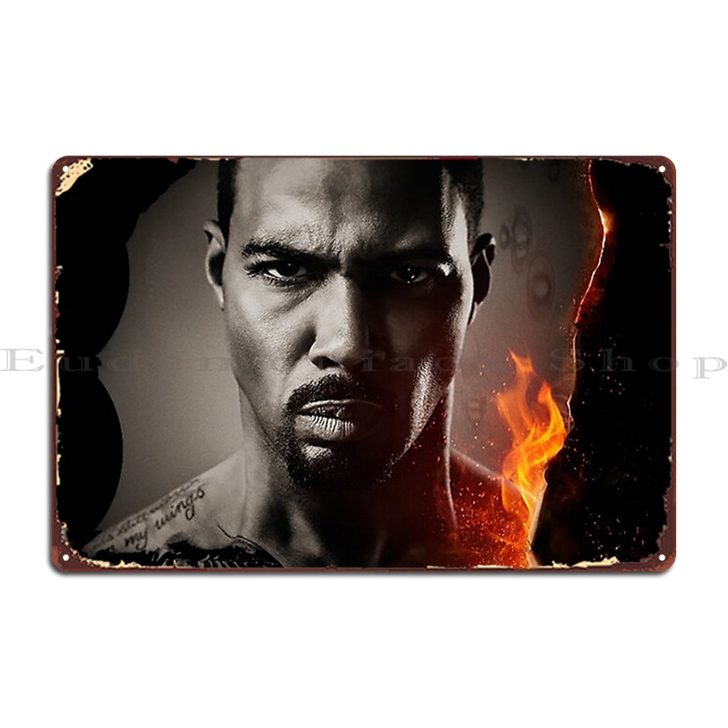 Home Cinema Wall Design - Power Tv Show Metal Sign Wall