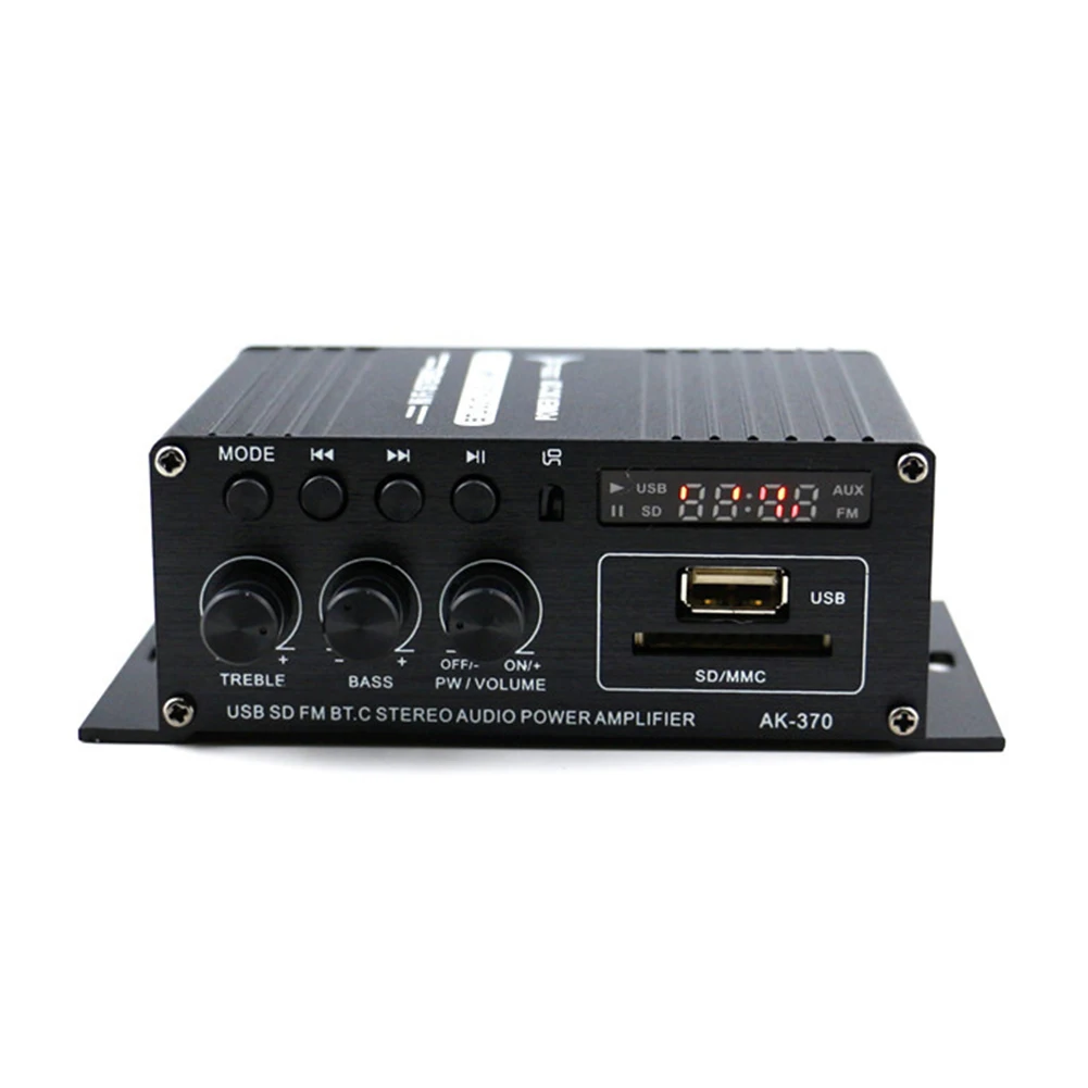 AK-370 Bluetooth Amplifier Pow - Home Cinema Idea review and price