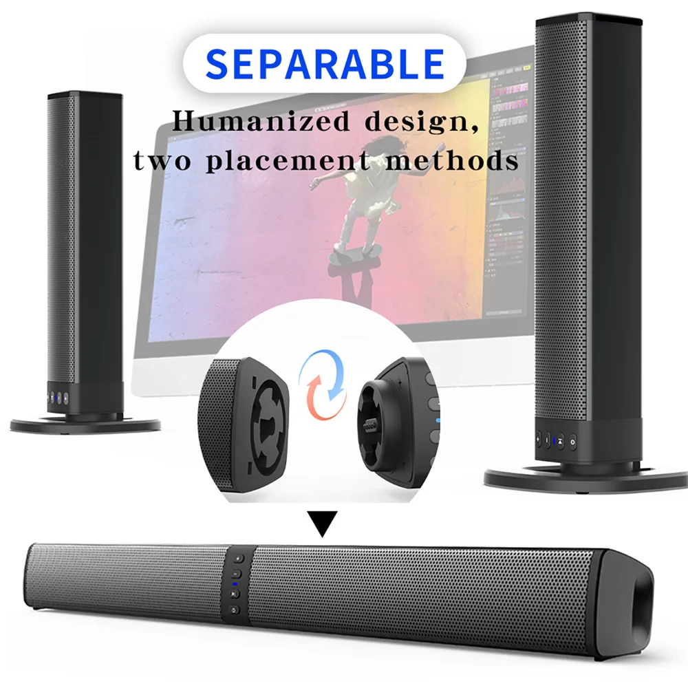 Wireless Bluetooth TV Sound Ba - Home Cinema Wireless Speakers review and price