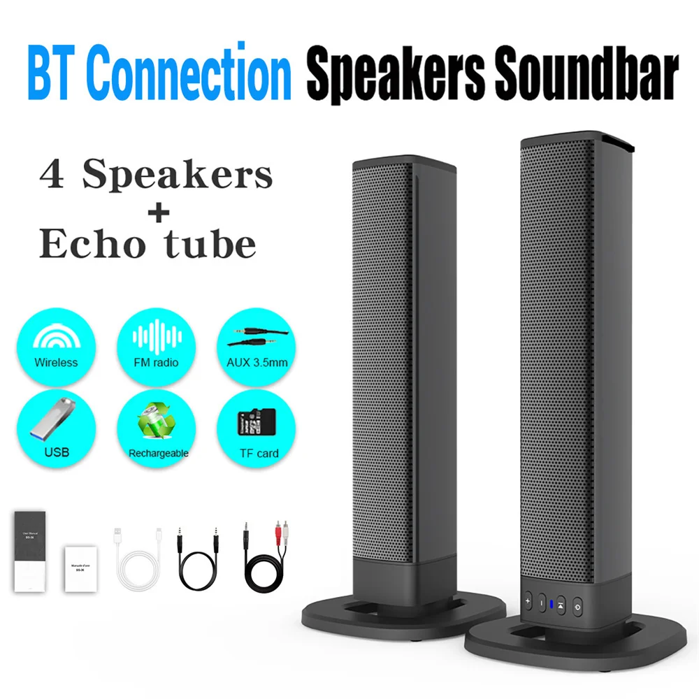 Wireless Bluetooth TV Sound Ba - Home Cinema Wireless Speakers review and price