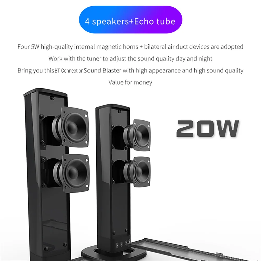 Wireless Bluetooth TV Sound Ba - Home Cinema Wireless Speakers review and price