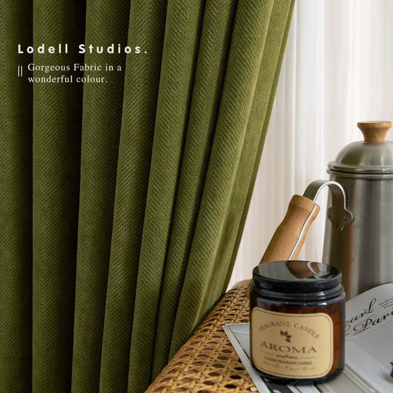 Custom Size Elegant Olive Gree - Blackout Curtain Thick review and price