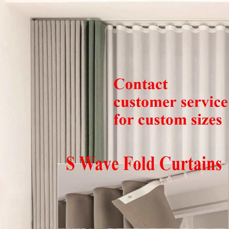 Custom Size S Wave Fold Curtai - Blackout Curtain Thick review and price