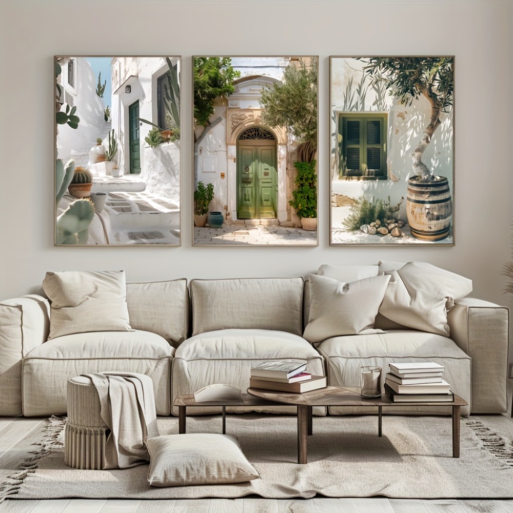 3pcs Frameless Canvas Painting - Home Cinema Wall Art review and price