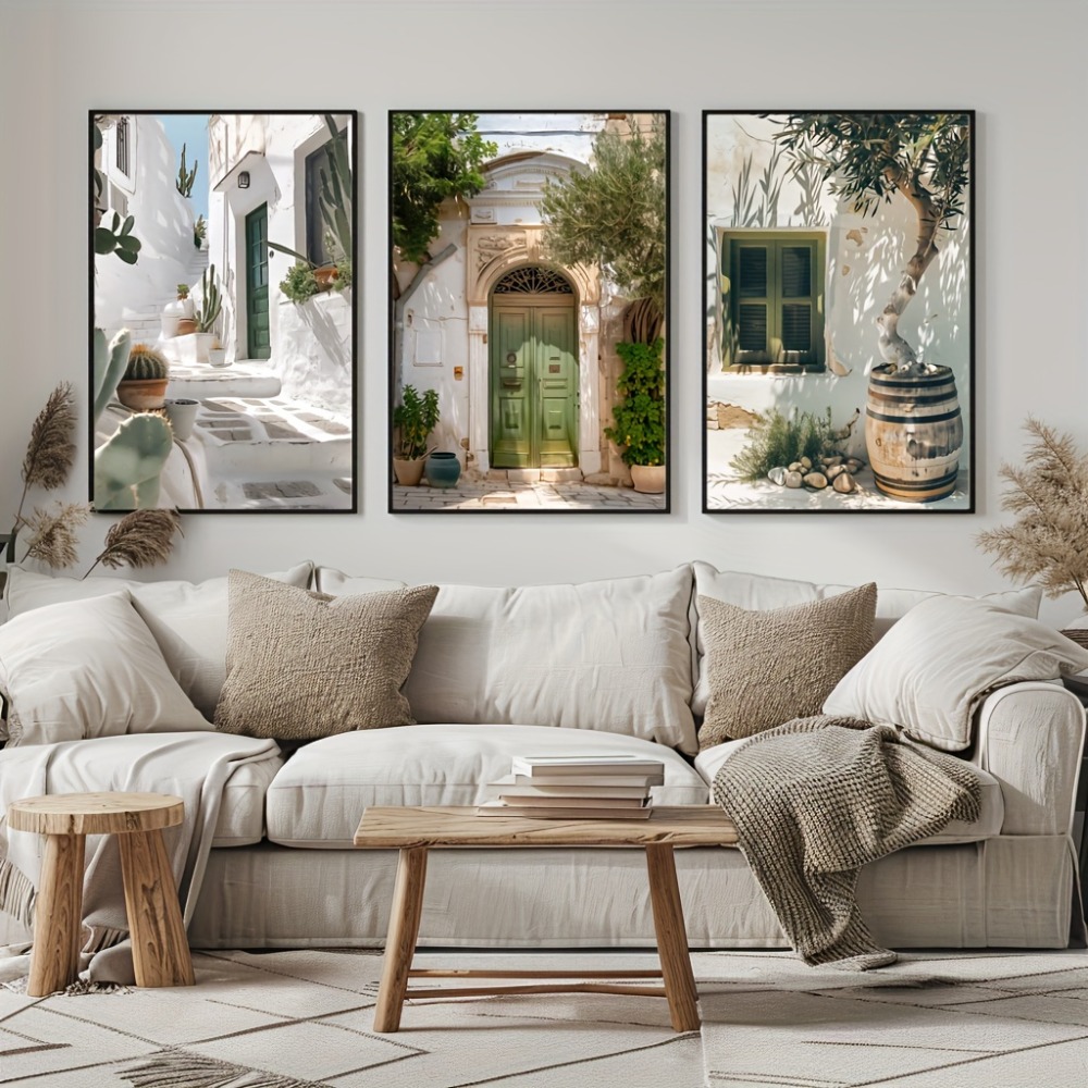 3pcs Frameless Canvas Painting - Home Cinema Wall Art review and price