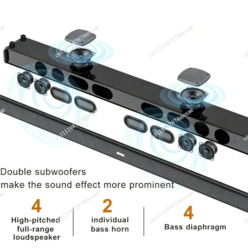9D Stereo Sound Bar For TV 99c - Home Cinema Wireless Speakers review and price