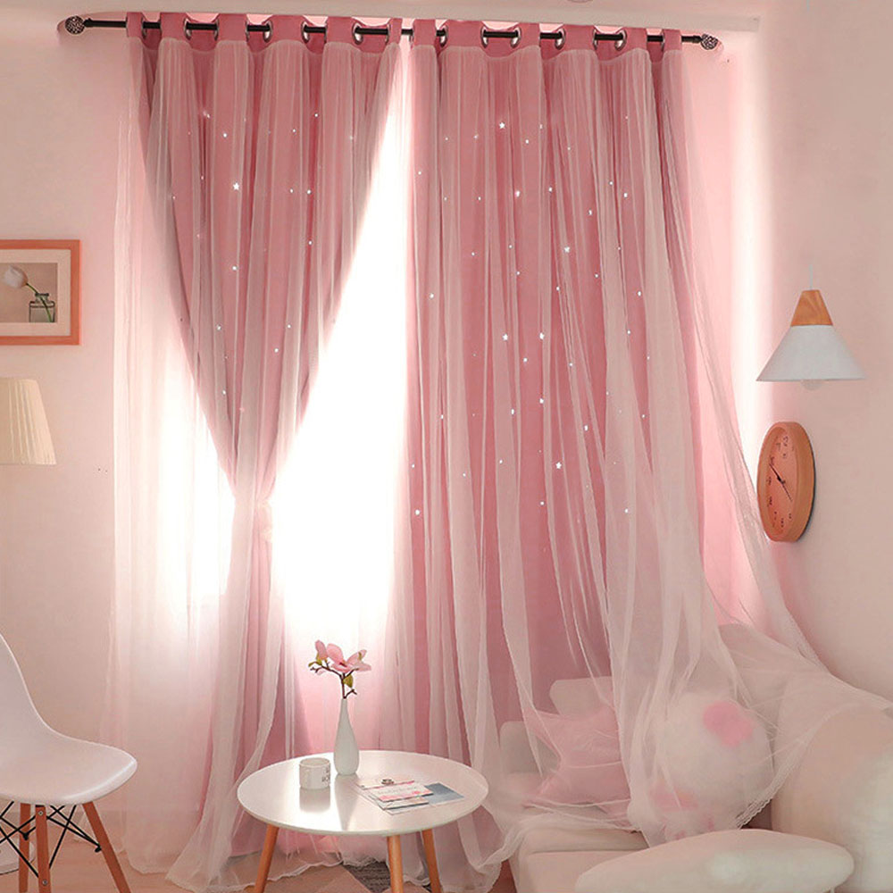 1/2Pcs Stars Blackout Curtains - Blackout Curtain Thick review and price
