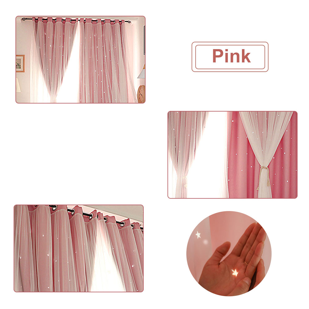 1/2Pcs Stars Blackout Curtains - Blackout Curtain Thick review and price