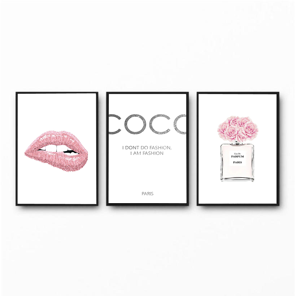 Frameless Fashion Flower Perfu - Home Cinema Wall Art review and price