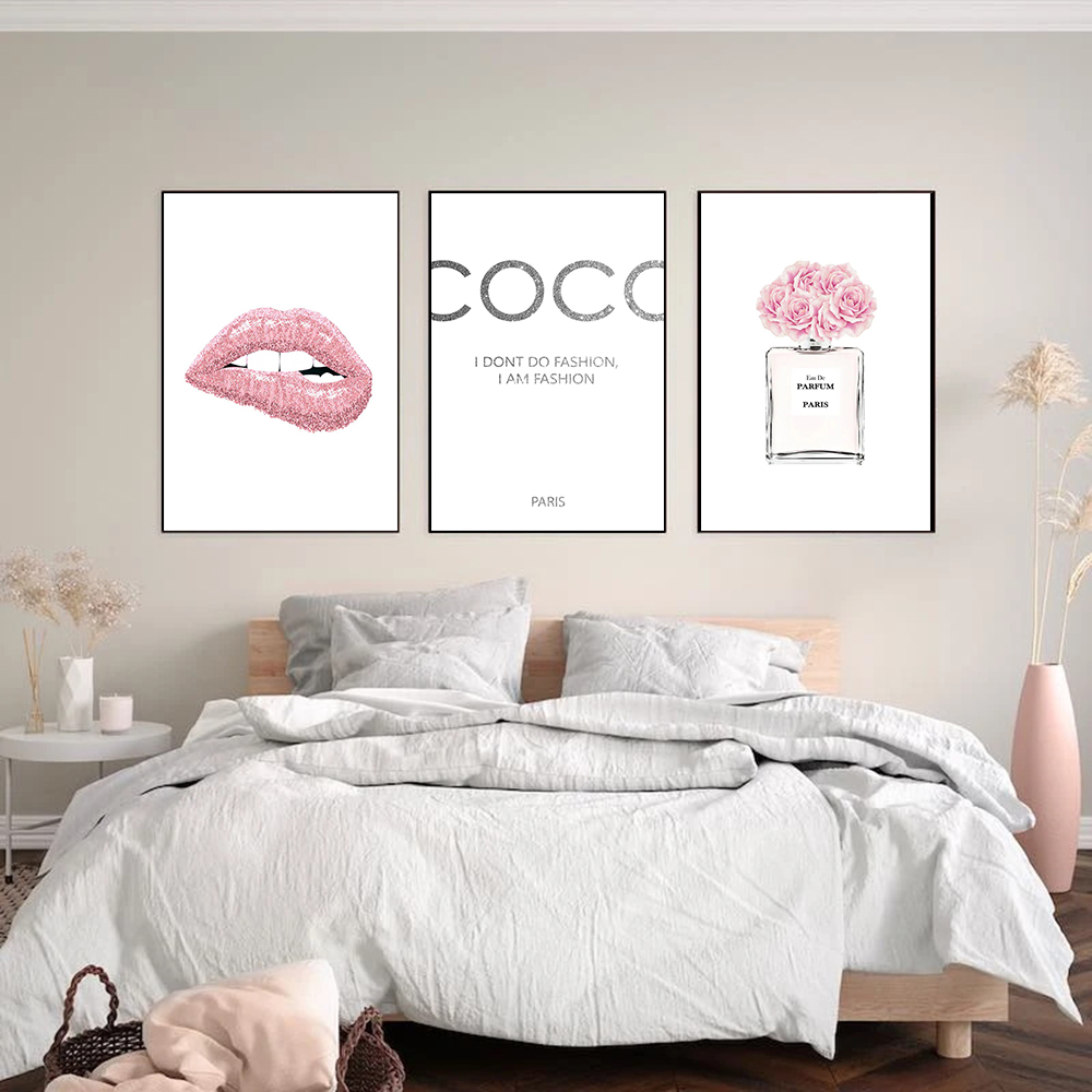 Frameless Fashion Flower Perfu - Home Cinema Wall Art review and price