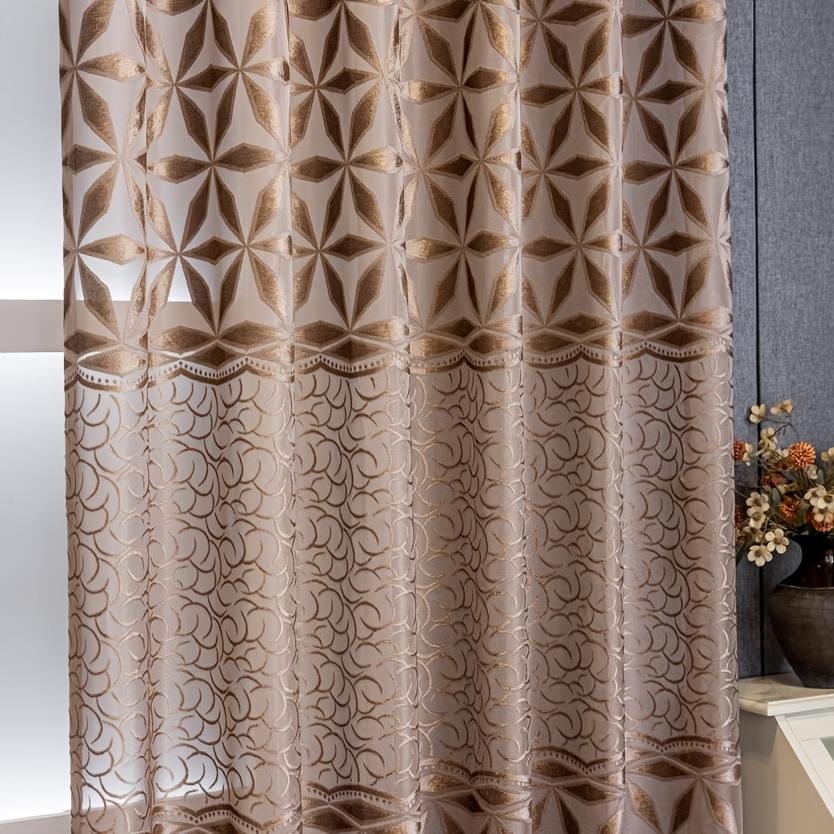 1PC Luxury European Geometric  - Blackout Curtain Thick review and price