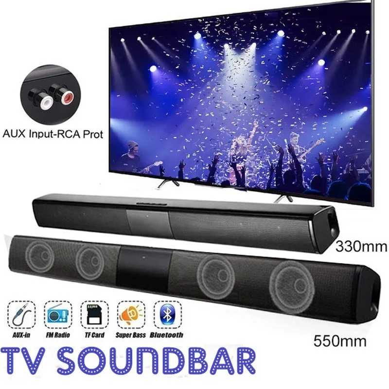 40W High Power Soundbar for TV - Home Cinema Wireless Speakers review and price