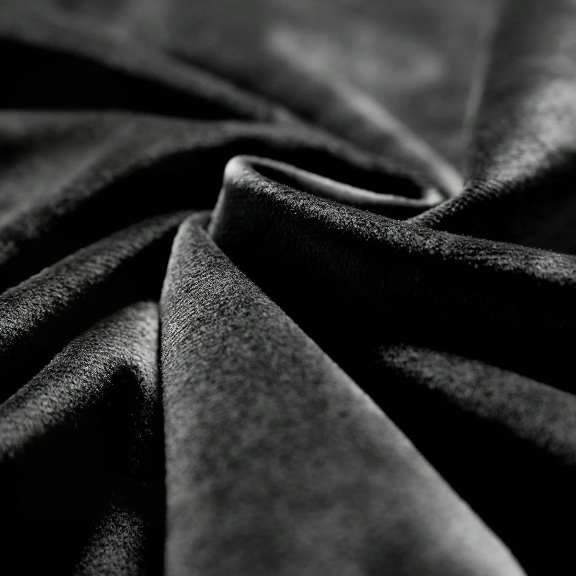 1pc Black Velvet Blackout Curt - Blackout Curtain Thick review and price