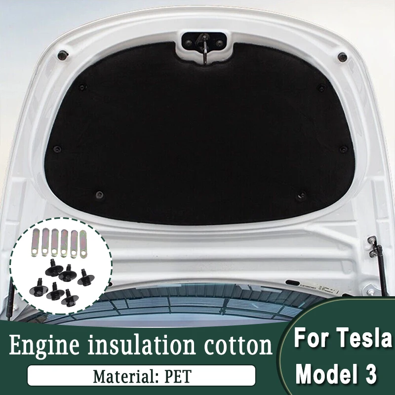 For Tesla Model 3 Hood Engine  - Noise Isolating Pad review and price