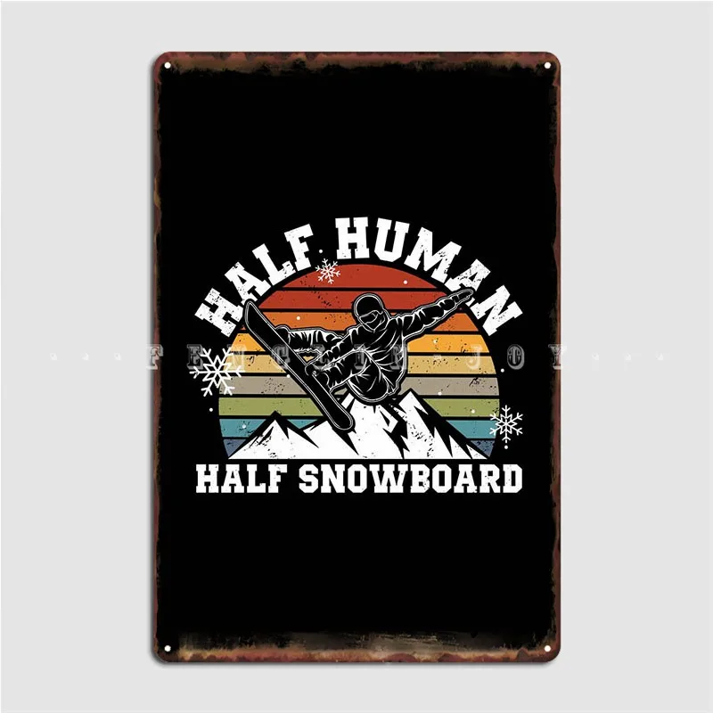Snowboard Sayings Gifts Metal  - Home Cinema Wall Design review and price