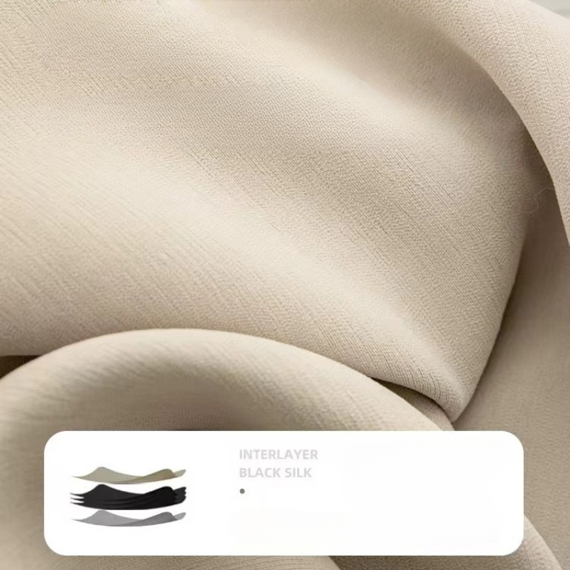 Cream Velvet Chenille Blackout - Blackout Curtain Thick review and price