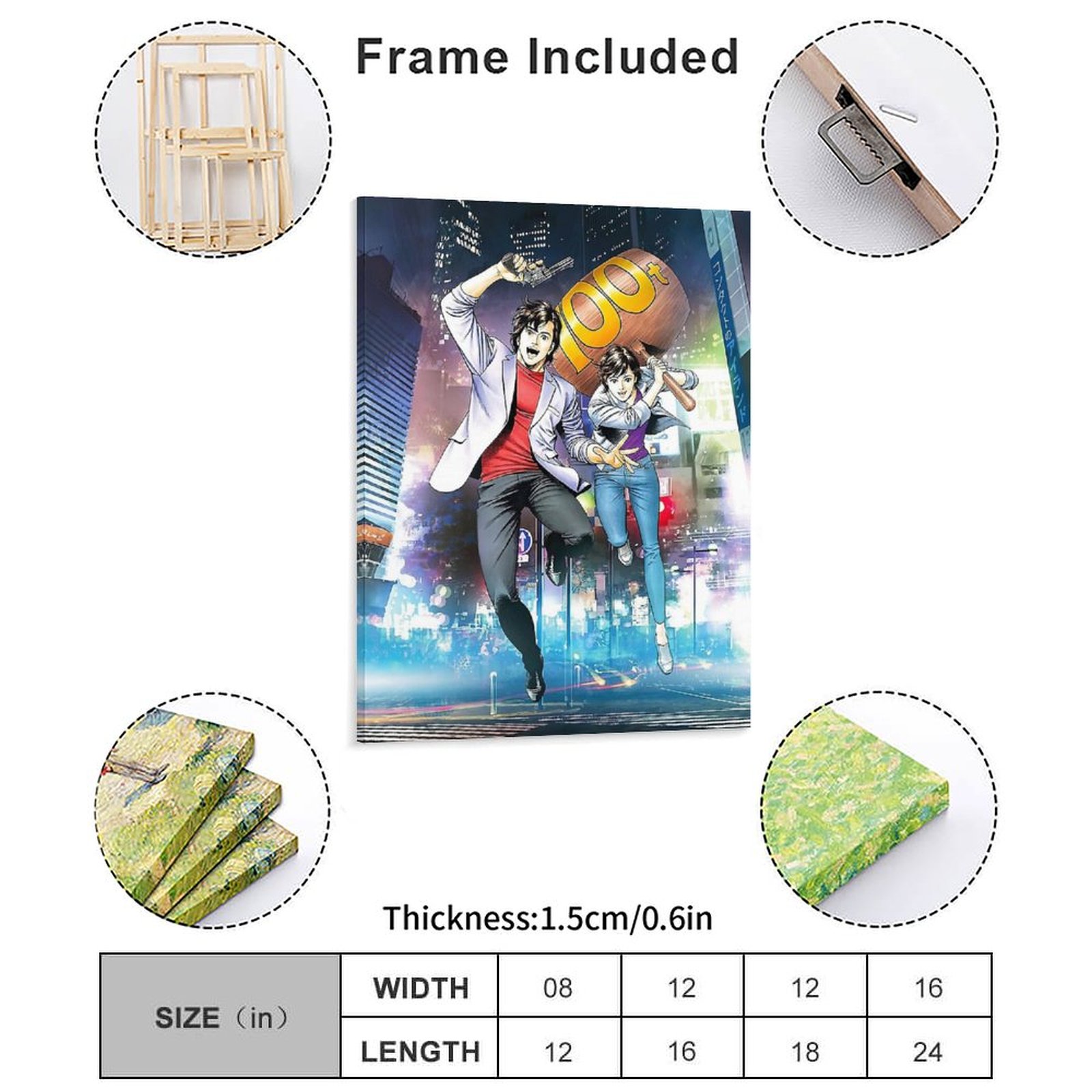 City Hunter Nicky Larson In To - Home Cinema Wall Design review and price