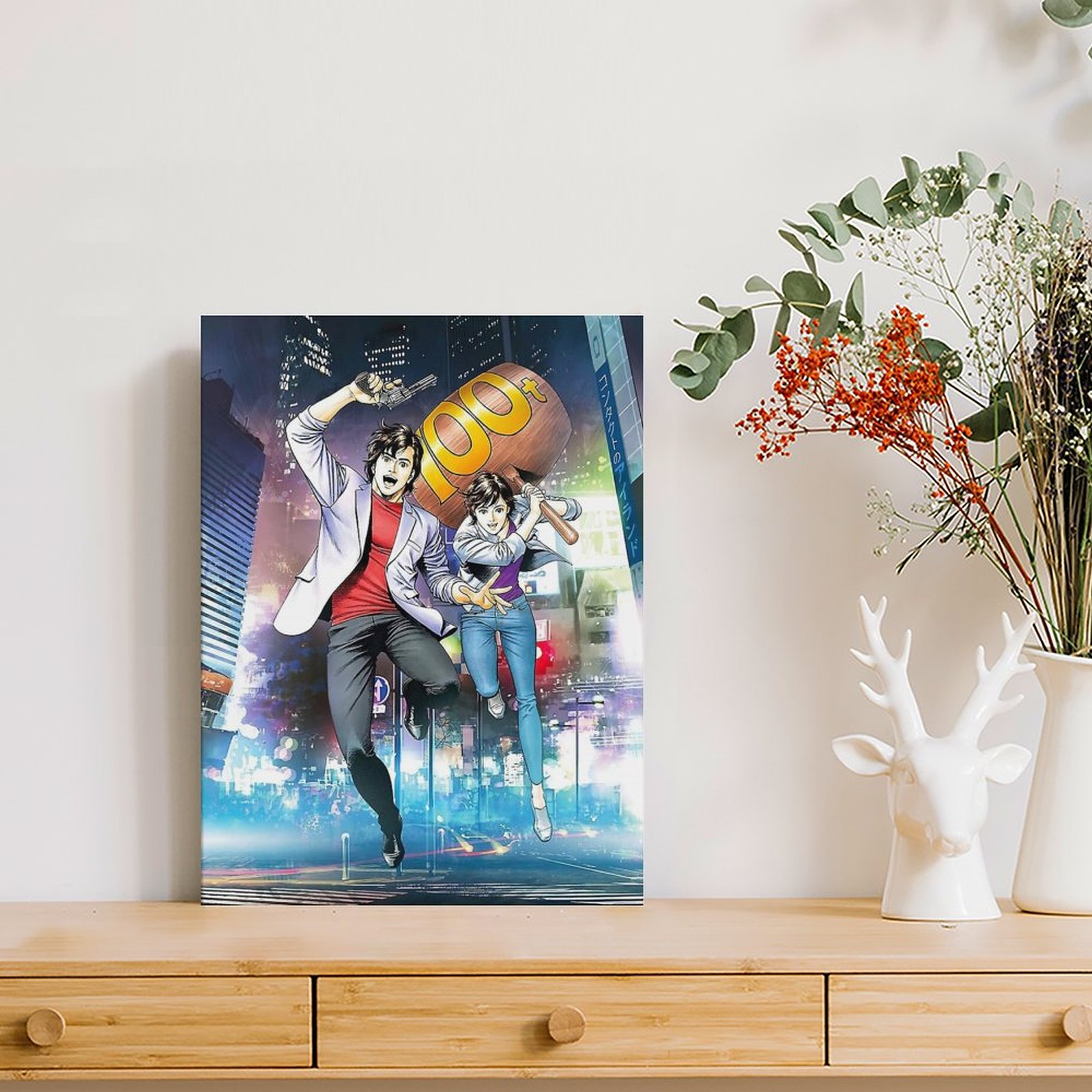 City Hunter Nicky Larson In To - Home Cinema Wall Design review and price